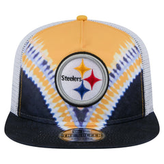 Pittsburgh Steelers New Era Throwback Dye Golfer Snapback Hat Gold/Black | NFL