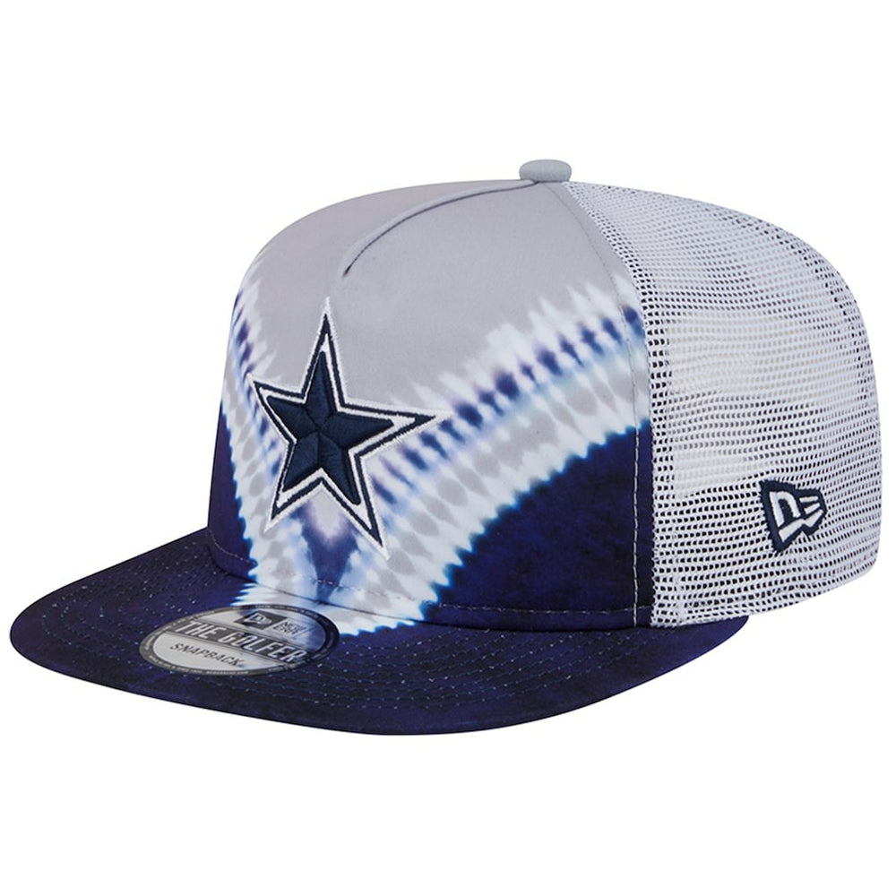 Dallas Cowboys New Era Throwback Dye Golfer Snapback Hat Gray/Navy | NFL
