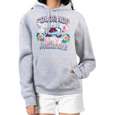 Colorado Avalanche G-III 4Her by Carl Banks Women's Flower Logo Pullover Hoodie - Heather Gray - NHL