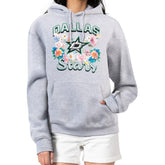 Dallas Stars G-III 4Her by Carl Banks Women's Flower Logo Pullover Hoodie - Heather Gray - NHL