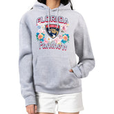 Florida Panthers G-III 4Her by Carl Banks Women's Flower Logo Pullover Hoodie - Heather Gray - NHL