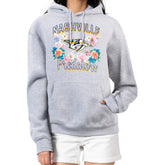 Nashville Predators G-III 4Her by Carl Banks Women's Flower Logo Pullover Hoodie - Heather Gray - NHL