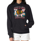 Chicago Blackhawks G-III 4Her by Carl Banks Women's Flower Logo Pullover Hoodie - Black - NHL