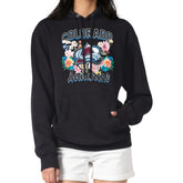 Colorado Avalanche G-III 4Her by Carl Banks Women's Flower Logo Pullover Hoodie - Black - NHL
