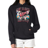 Detroit Red Wings G-III 4Her by Carl Banks Women's Flower Logo Pullover Hoodie - Black - NHL