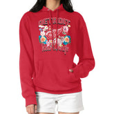 Detroit Red Wings G-III 4Her by Carl Banks Women's Flower Logo Pullover Hoodie - Red - NHL