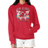 New Jersey Devils G-III 4Her by Carl Banks Women's Flower Logo Pullover Hoodie - Red - NHL