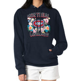 Montreal Canadiens G-III 4Her by Carl Banks Women's Flower Logo Pullover Hoodie - Navy - NHL