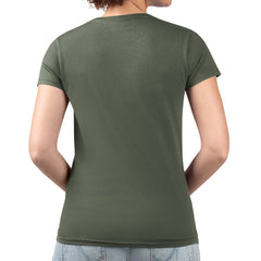 Dallas Stars G-III 4Her by Carl Banks Women's Super-Slim Fit Lightweight Flower Logo V-Neck T-Shirt - Green - NHL