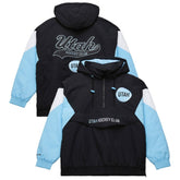 Utah Hockey Club Mitchell & Ness Retro Anorak Half-Zip Jacket - Black - NHL
