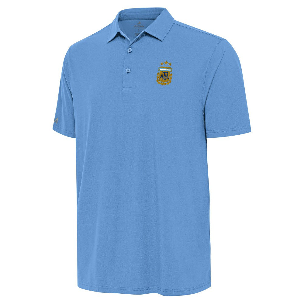 Argentina National Team Antigua Era Solid Polo Powder Blue - FIFA World CUP
