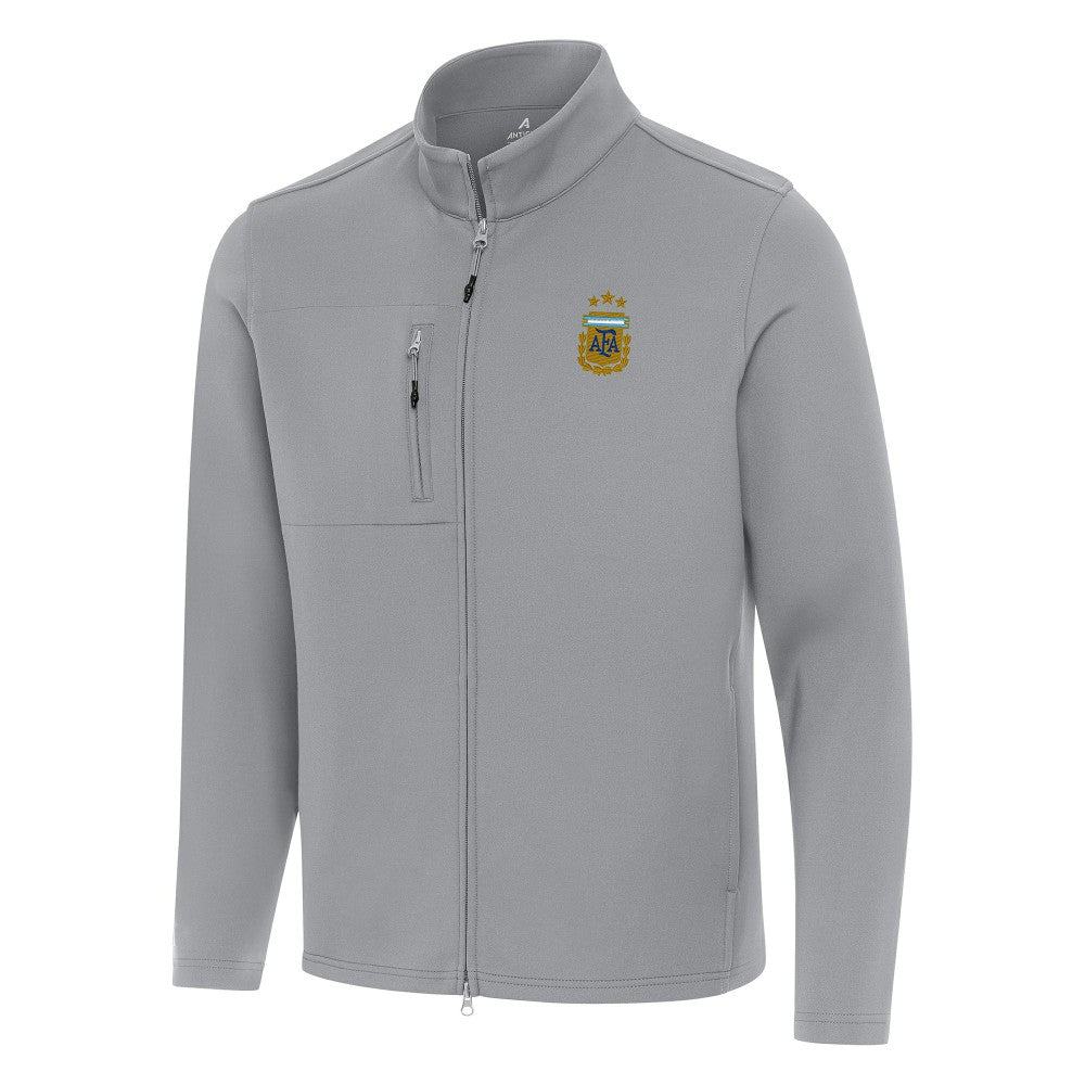 Argentina National Team Antigua Objection Full-Zip Jacket Gray - FIFA World CUP