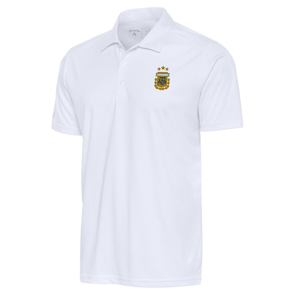 Argentina National Team Antigua Tribute Polo White - FIFA World CUP