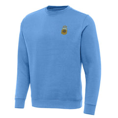 Argentina National Team Antigua Victory Pullover Sweatshirt Powder Blue - FIFA World CUP
