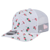 Los Angeles Chargers New Era Adventure Flamingo Pattern 9SEVENTY Stretch-Snap Hat White | NFL