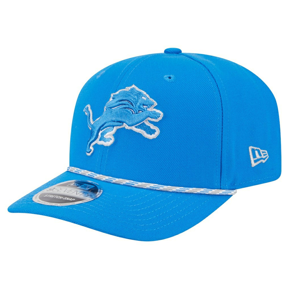 Detroit Lions New Era Gameday Multi Rope 9SEVENTY Stretch-Snap Hat Blue | NFL
