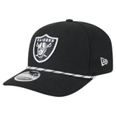 Las Vegas Raiders New Era Gameday Multi Rope 9SEVENTY Stretch-Snap Hat Black | NFL