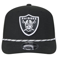 Las Vegas Raiders New Era Gameday Multi Rope 9SEVENTY Stretch-Snap Hat Black | NFL