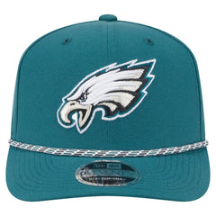 Philadelphia Eagles New Era Gameday Multi Rope 9SEVENTY Stretch-Snap Hat Midnight Green | NFL