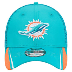 Miami Dolphins New Era Game Day Linear 39THIRTY Flex Hat Aqua | NFL