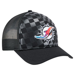 Miami Dolphins New Era Gradient 9FORTY Adjustable Hat Black | NFL