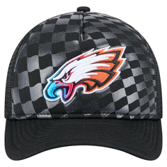 Philadelphia Eagles New Era Gradient 9FORTY Adjustable Hat Black | NFL