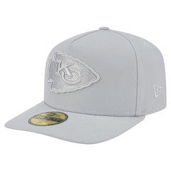 Kansas City Chiefs New Era Color Pack A-Frame 59FIFTY Fitted Hat Gray | NFL