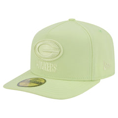 Green Bay Packers New Era Color Pack A-Frame 59FIFTY Fitted Hat Light Green | NFL