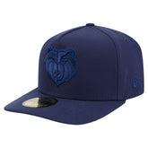Memphis Grizzlies Colorpack A-Frame Pinch Front 59FIFTY Fitted Hat Navy - NBA