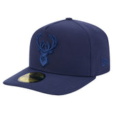 Milwaukee Bucks Colorpack A-Frame Pinch Front 59FIFTY Fitted Hat Navy - NBA