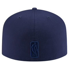 Philadelphia 76ers Colorpack A-Frame Pinch Front 59FIFTY Fitted Hat Navy - NBA