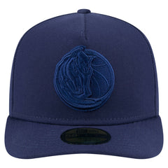 Dallas Mavericks Colorpack A-Frame Pinch Front 59FIFTY Fitted Hat Navy - NBA