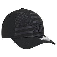 Philadelphia 76ers Game Day Flag A-Frame 9FORTY Adjustable Hat Black - NBA