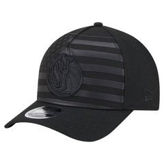 Dallas Mavericks Game Day Flag A-Frame 9FORTY Adjustable Hat Black - NBA