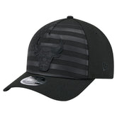 Chicago Bulls Game Day Flag A-Frame 9FORTY Adjustable Hat Black - NBA
