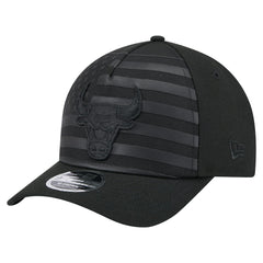 Chicago Bulls Game Day Flag A-Frame 9FORTY Adjustable Hat Black - NBA
