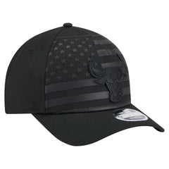 Chicago Bulls Game Day Flag A-Frame 9FORTY Adjustable Hat Black - NBA