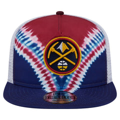 Denver Nuggets Throwback Dye Golfer Snapback Hat Navy/Red - NBA