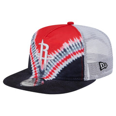 Houston Rockets Throwback Dye Golfer Snapback Hat Black/Red - NBA