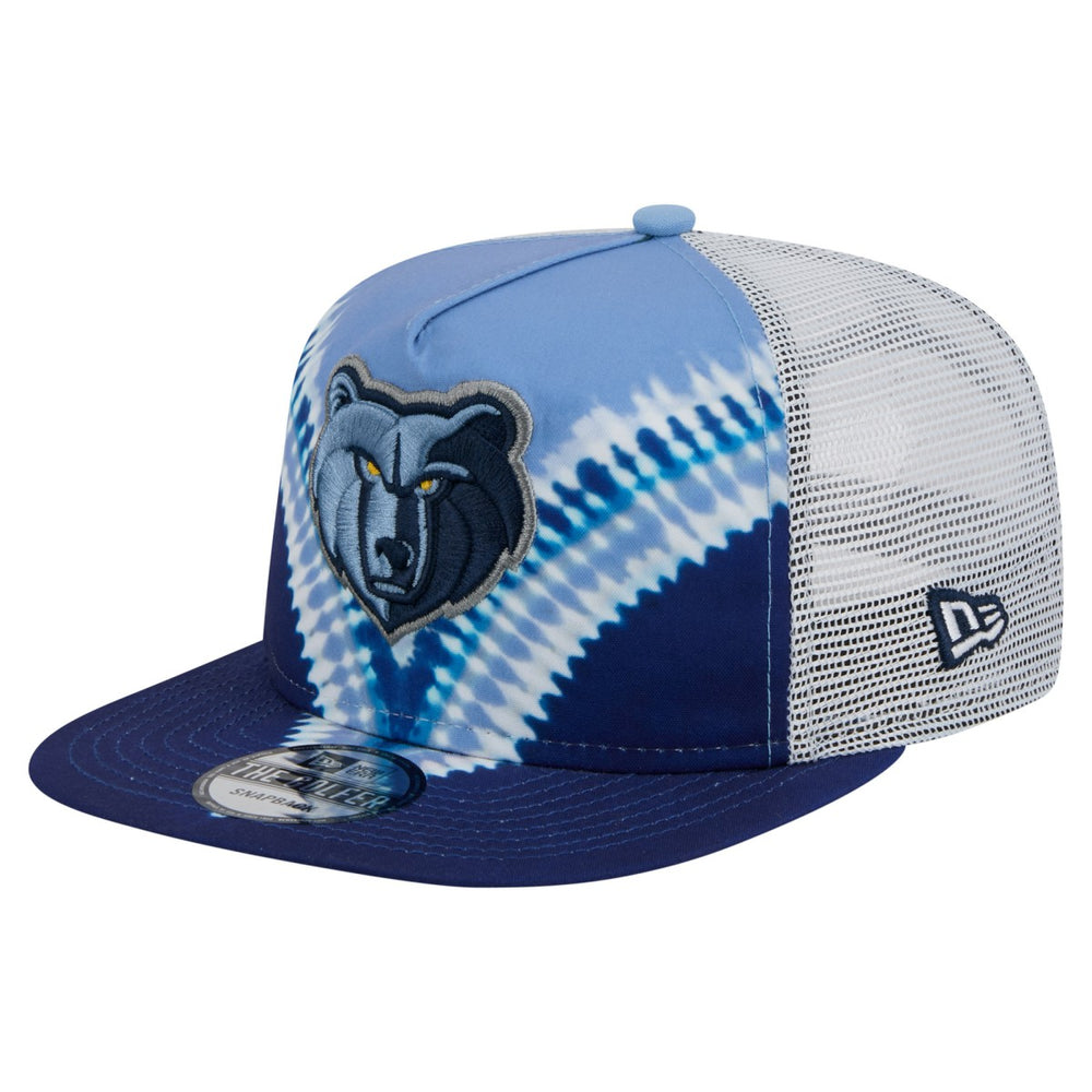 Memphis Grizzlies Throwback Dye Golfer Snapback Hat Navy/Light Blue - NBA