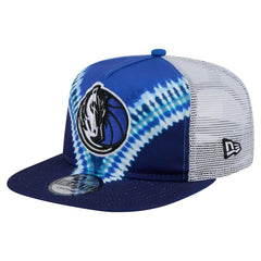 Dallas Mavericks Throwback Dye Golfer Snapback Hat Navy/Blue - NBA