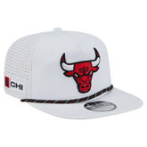 Chicago Bulls Performance Rope Golfer Adjustable Hat White - NBA