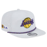 Los Angeles Lakers Performance Rope Golfer Adjustable Hat White - NBA