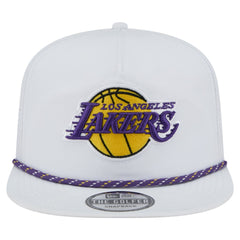 Los Angeles Lakers Performance Rope Golfer Adjustable Hat White - NBA