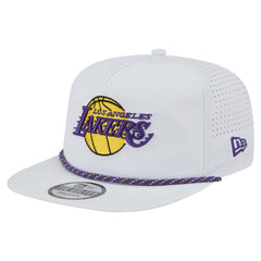 Los Angeles Lakers Performance Rope Golfer Adjustable Hat White - NBA