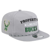 Milwaukee Bucks Throwback Property Of Golfer Snapback Hat Gray - NBA
