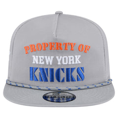 New York Knicks Throwback Property Of Golfer Snapback Hat Gray - NBA