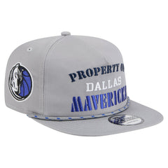 Dallas Mavericks Throwback Property Of Golfer Snapback Hat Gray - NBA