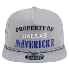Dallas Mavericks Throwback Property Of Golfer Snapback Hat Gray - NBA