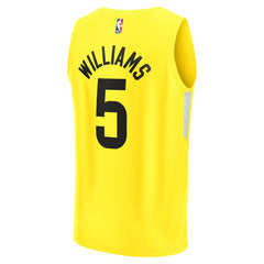 Cody Williams Utah Jazz 2024 NBA Draft Fast Break Player Jersey Icon Edition Yellow - NBA